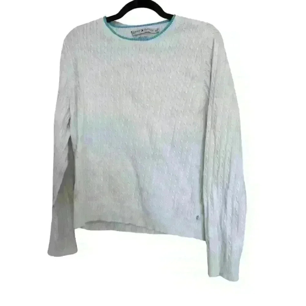 Braided V-Neck Sweater
